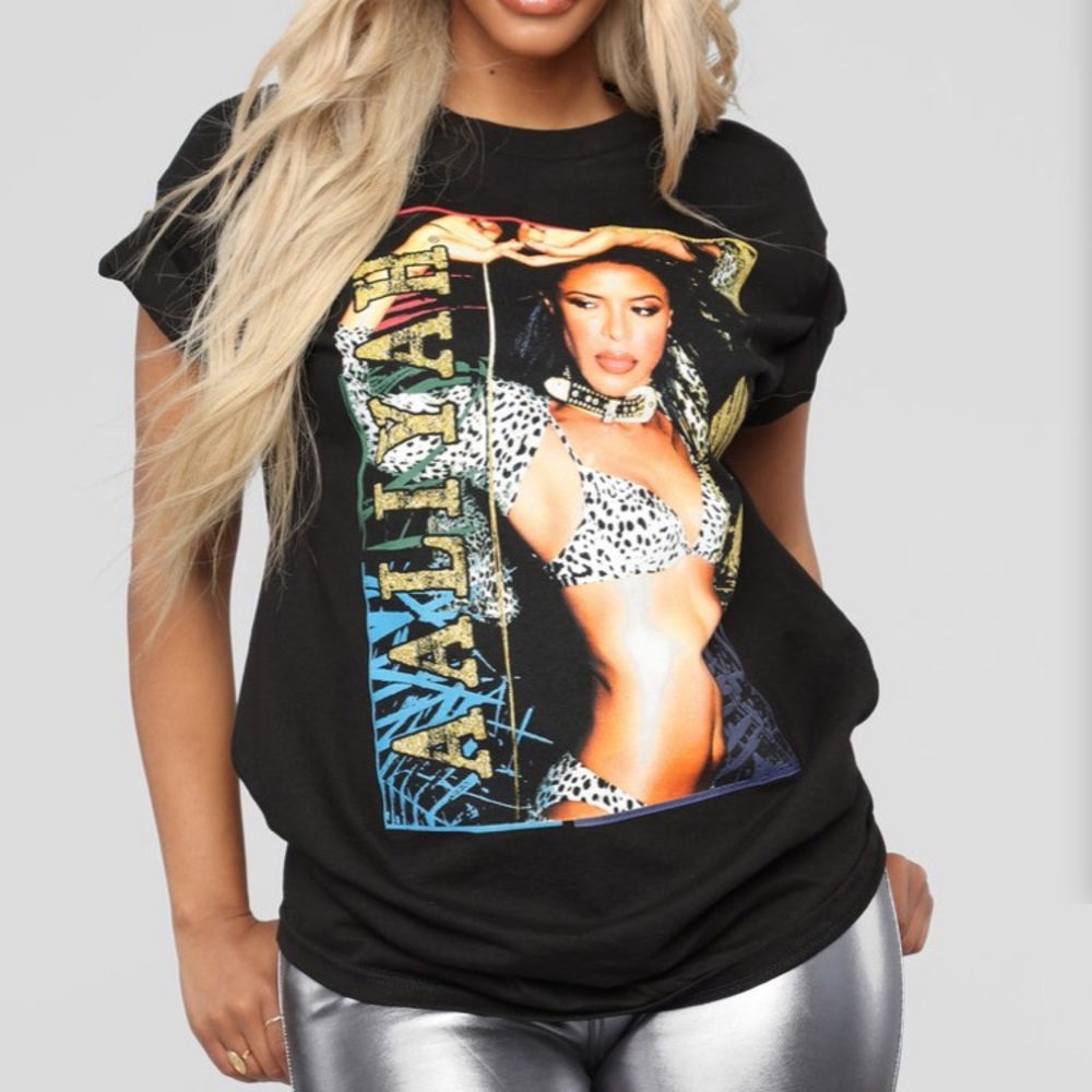 Over sized T shirt from fashion nova